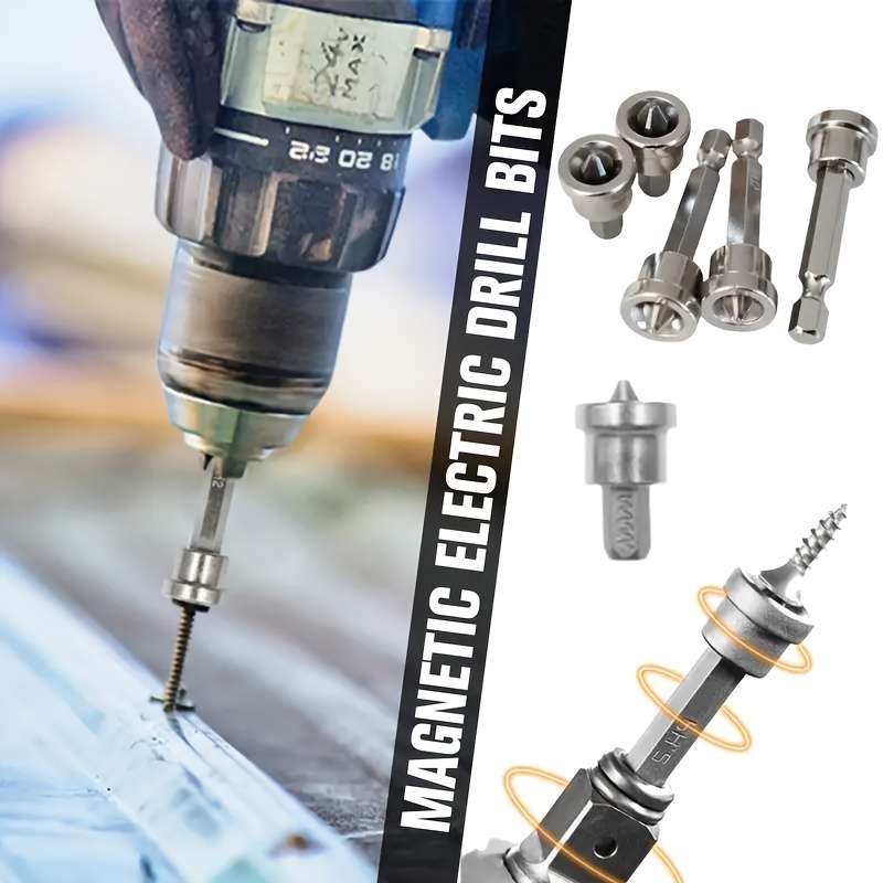 Screwdriver Bit Tool Set Quantity Hexagonal Shank Positioning Drill 5Pcs