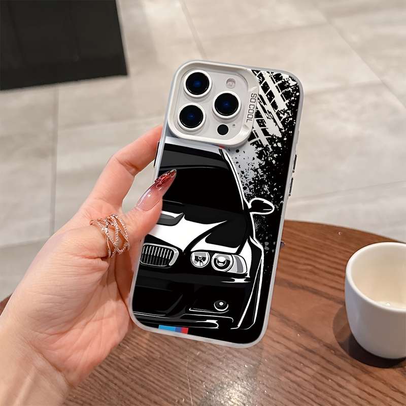 1Pc Mixed Color For iPhone 7 Plus 8 Plus Luxury Car M Phone Case