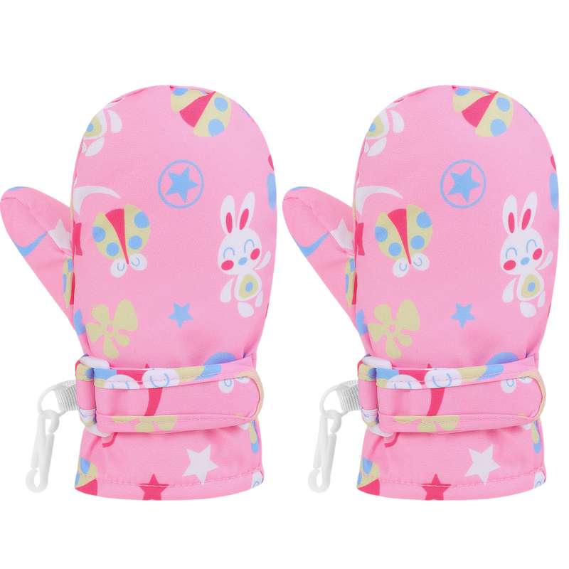 Winter Gloves Color Cute Rabbit Size M Code  2 To 4 Years Old
