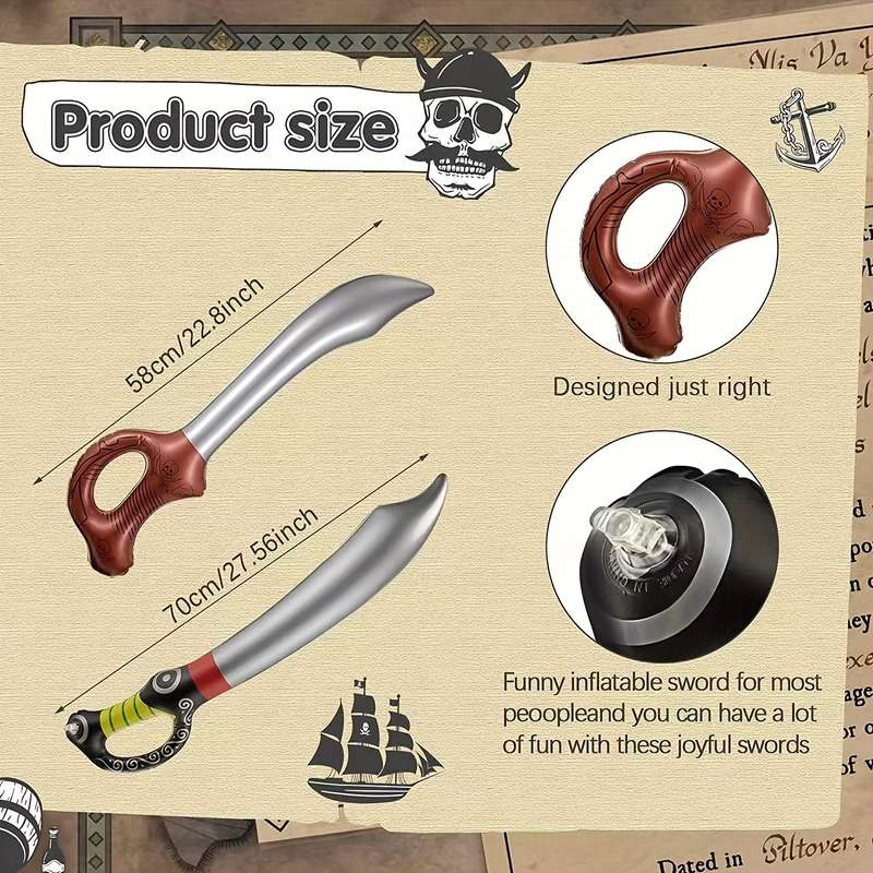 Toy Weapons Style Coffee Knife 2Pcs