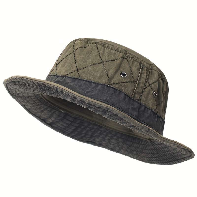 1pc Spring Summer Casual Bucket Hats for Men Women Washed Panama Hat Hiking Camping Outdoor Hat