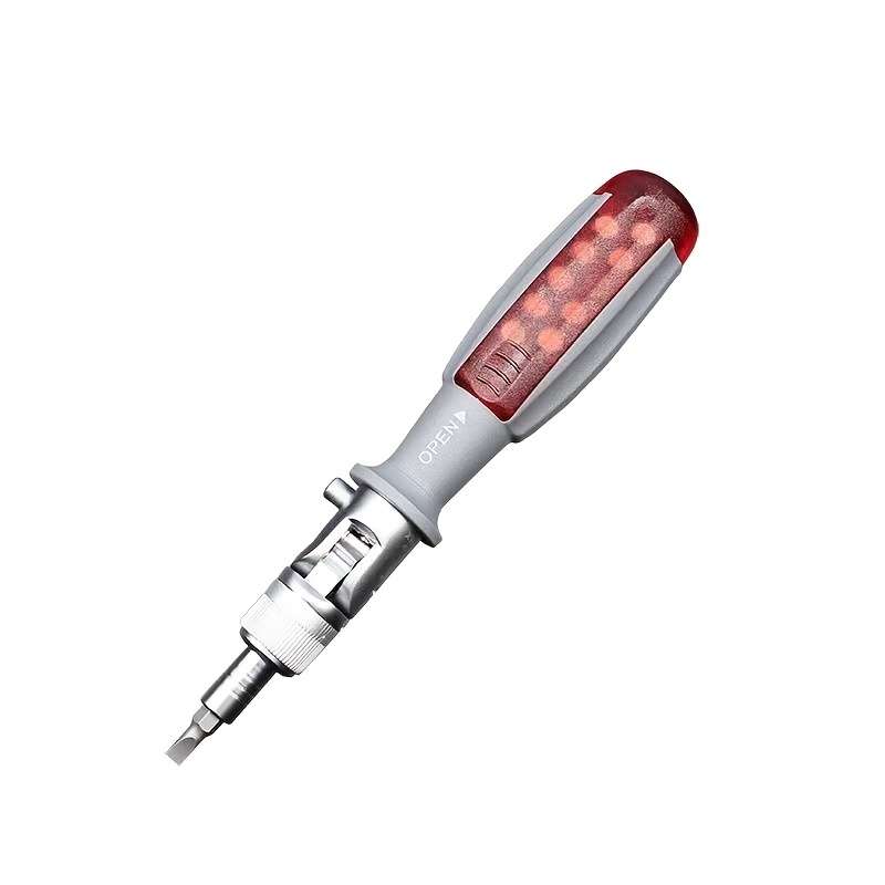 Screwdriver Bit Tool Set Color Twistable Ratchet Screwdriver 10 In 1 Upgraded Version