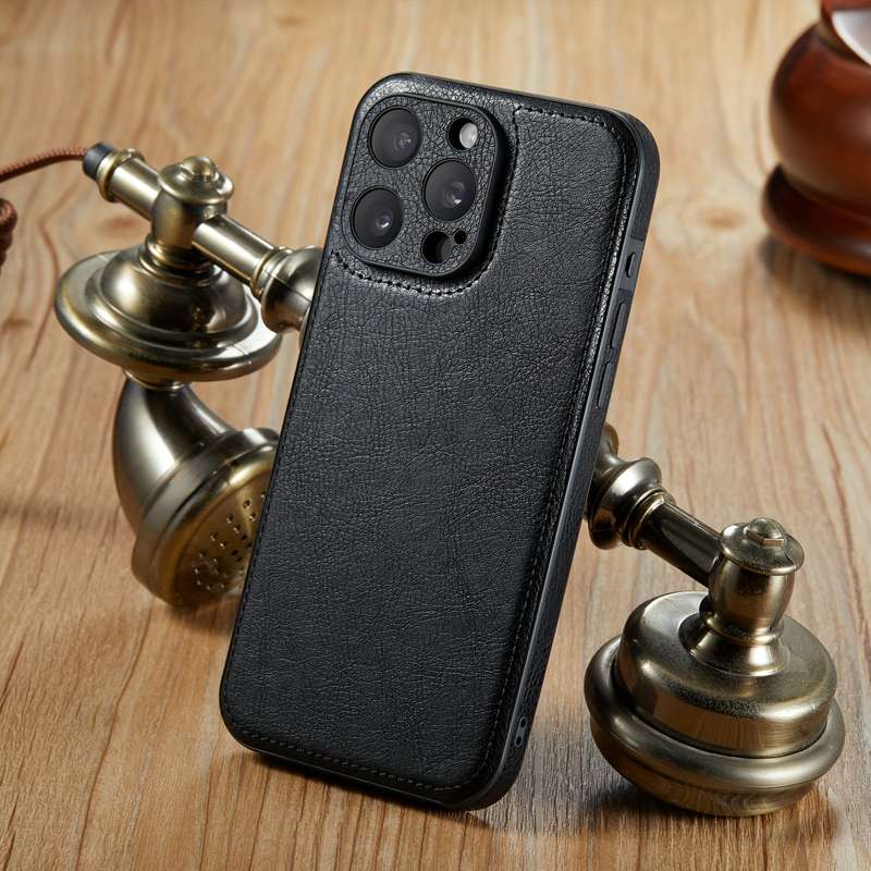 1Pc Black For iPhone 16 Pro Max Phone Case Phone Cover