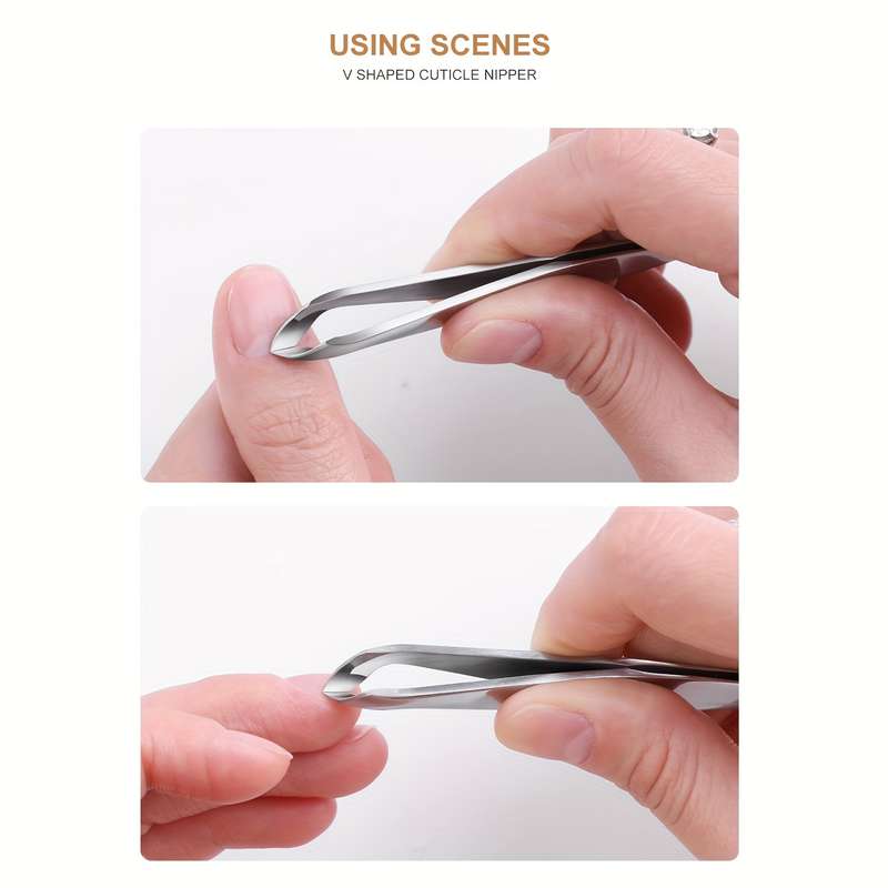 1pc Professional Nail Tool For Removing Dead Skin And Cuticles Made Of Stainless Steel With A