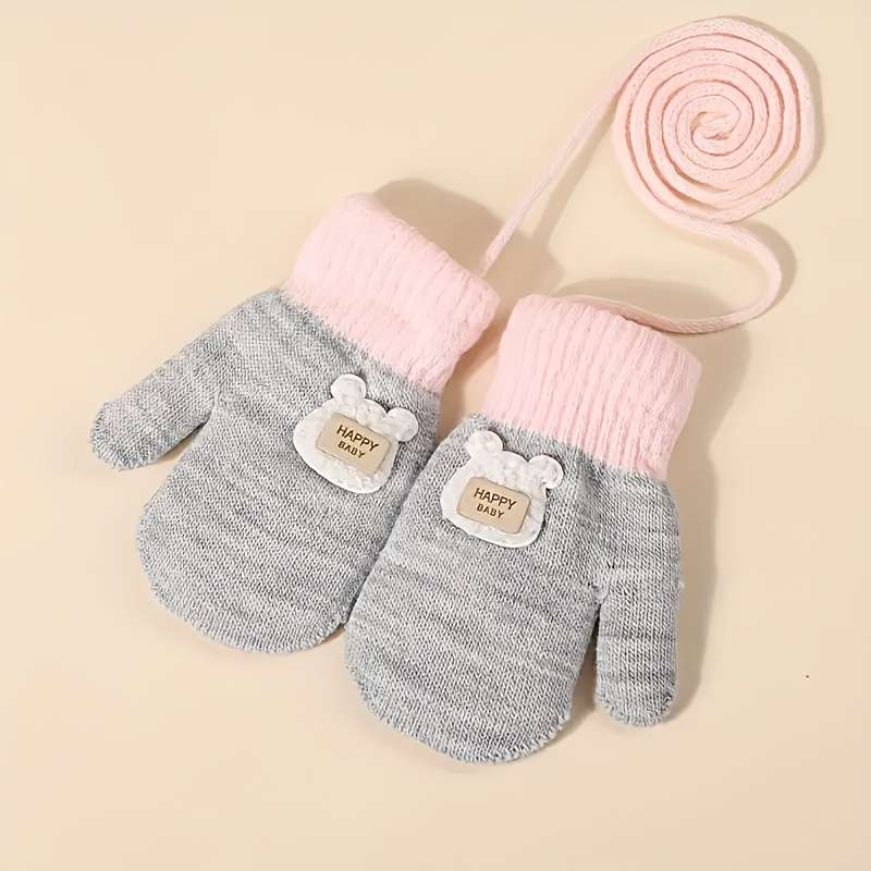 Winter Gloves Color Light Grey
