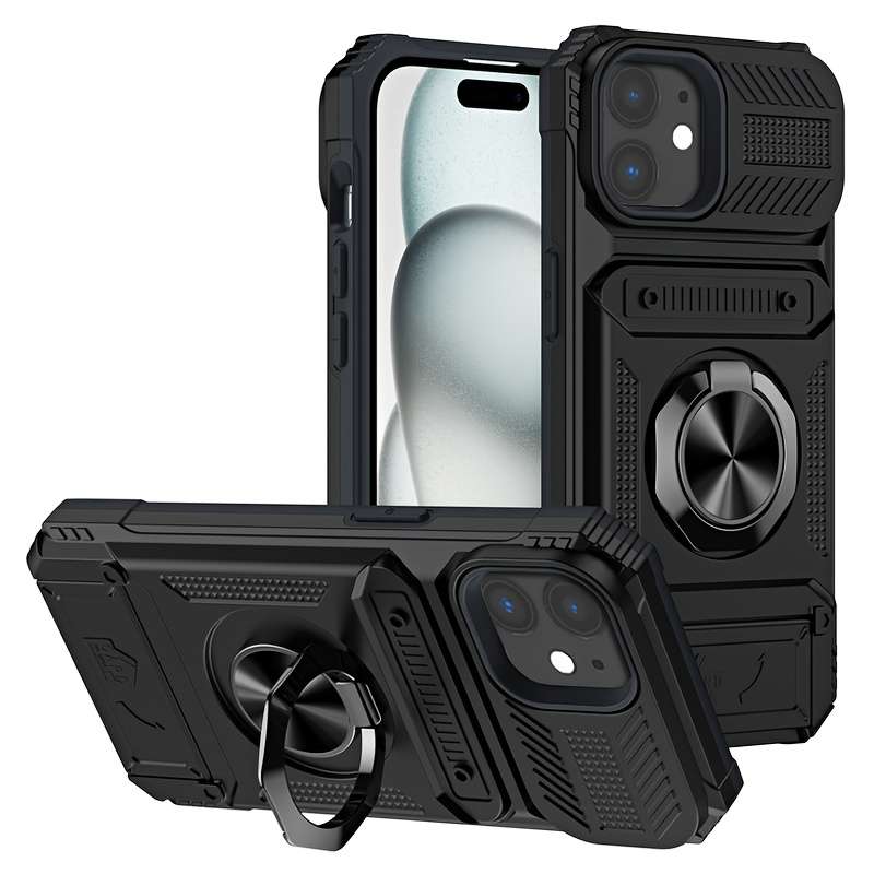 1Pc Blue For iPhone 13 Pro Max Heavy Duty Shockproof Phone Case