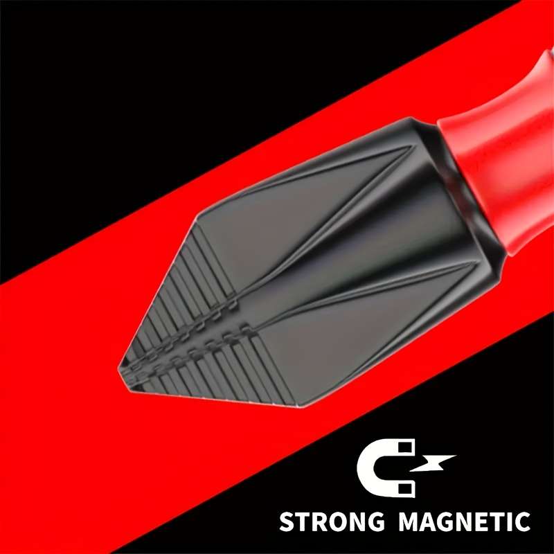 Screwdriver Bit Tool Set Model 25Mm Red Bit Quantity 10Pcs