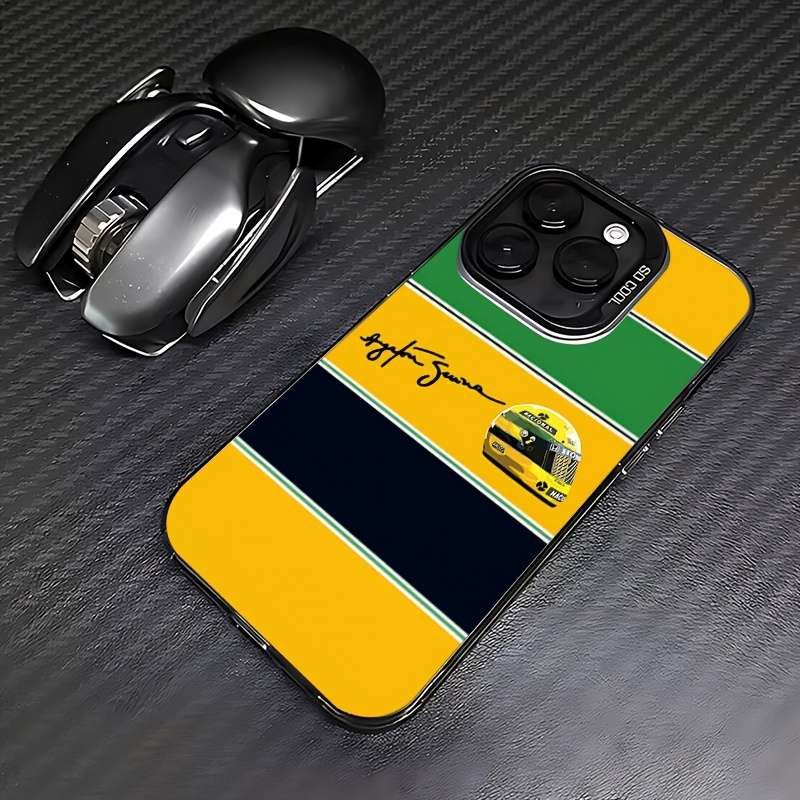 1Pc Black For iPhone XS Max Racing Helmet Doodle Phone Case