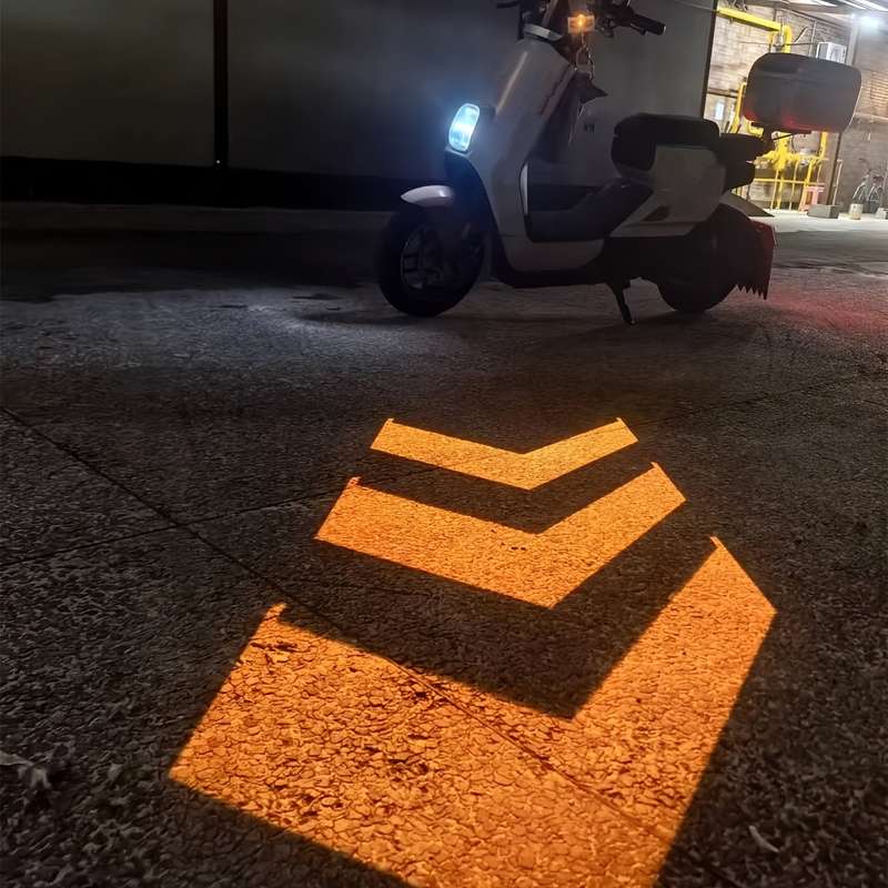 2pcs Atmosphere Lights Projection Lights Night Driving Arrows Indicator Neon Light