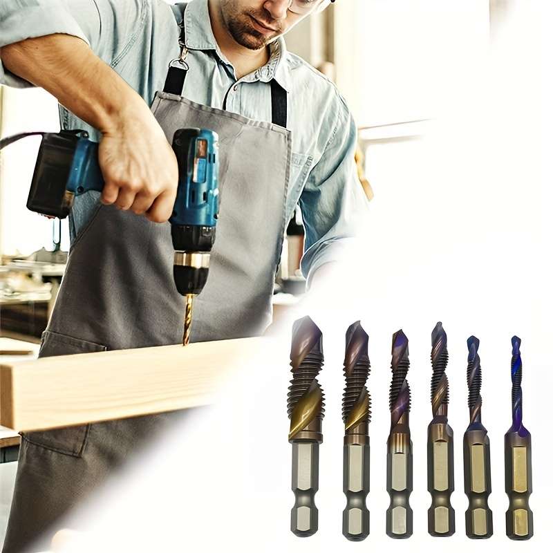 Screwdriver Bit Tool Set Color 6Pcs Purple