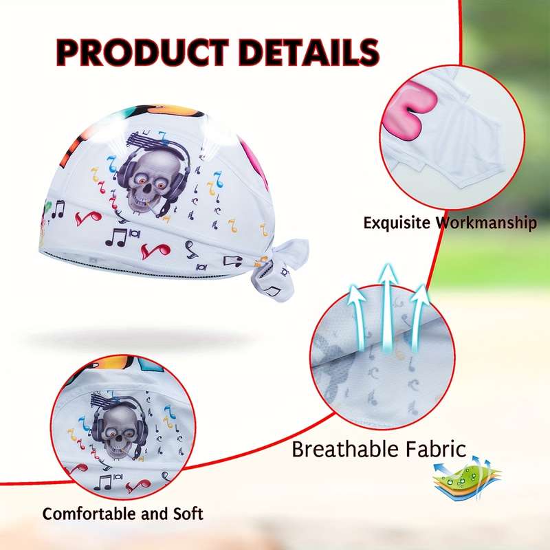 1pc ZM Frog-Themed Beanie Breathable Quick-Dry Polyester Spandex Mesh Cap with UV Protection f
