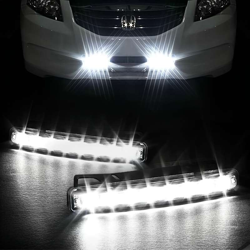 2pcs LED Daylight Lights Car and Motorcycle LED Daylight Decorative Lights High Pow