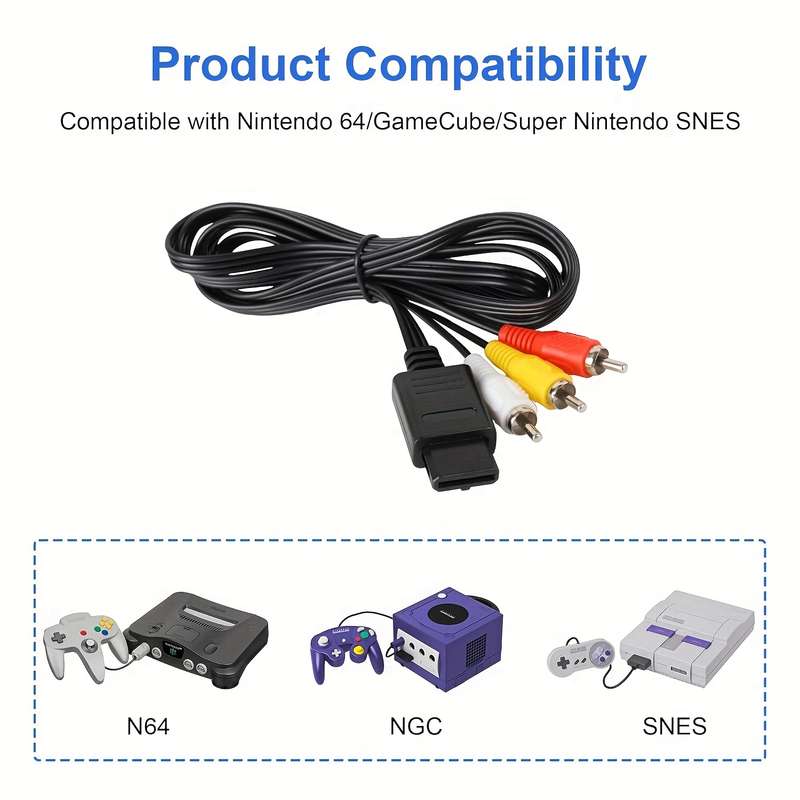 One Piece Video Audio Av Cable Connector