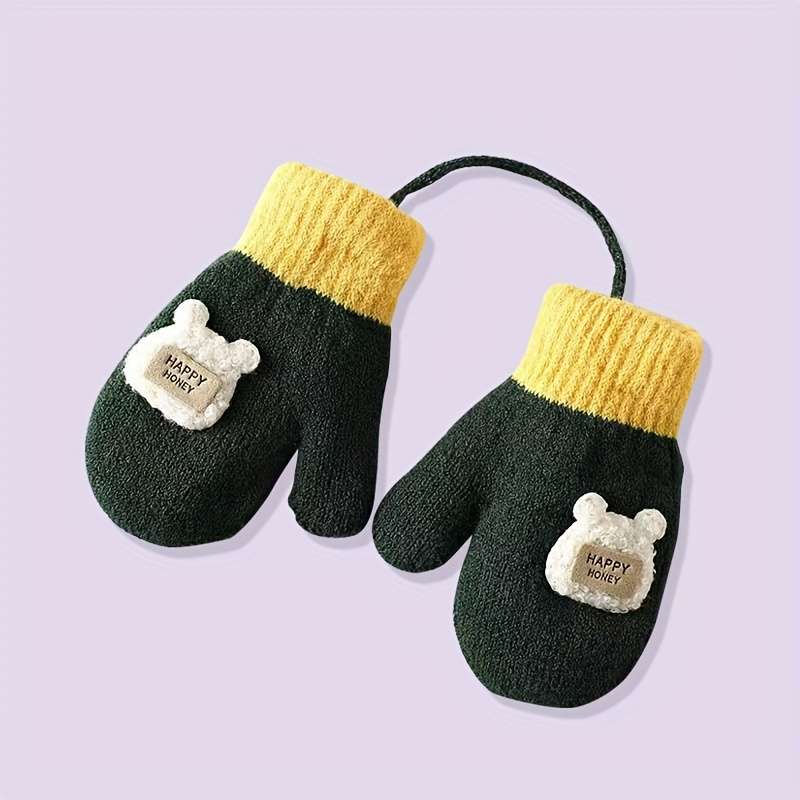 Winter Gloves Color Light Blue