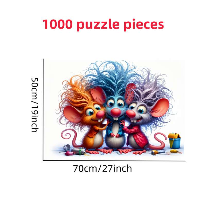 1000 Piece Paper Jigsaw Puzzle For Adults