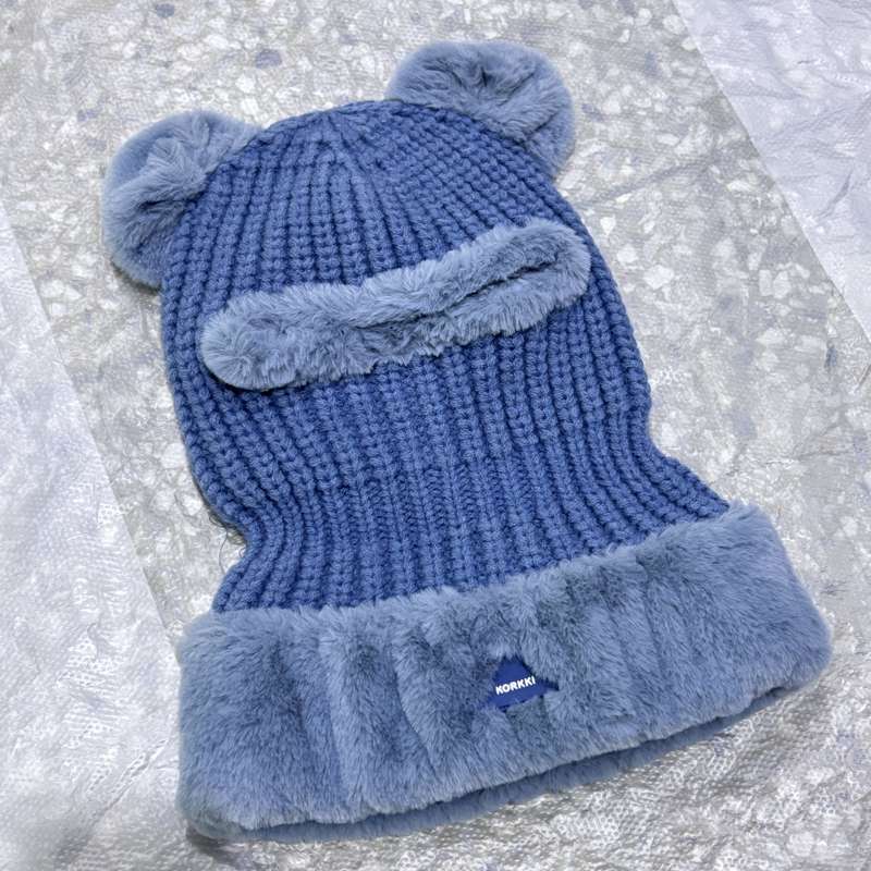Winter Hat Color Little Xiong Blue