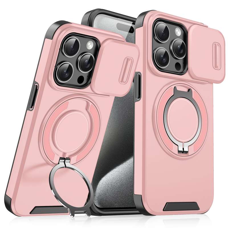 1Pc Pink Red Color For iPhone 12 Phone Case Phone Cover