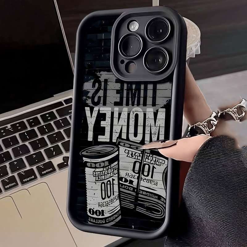 1Pc Black For iPhone 16 Plus Phone Case Phone Cover