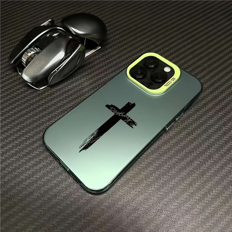 1Pc Mixed Color  For iPhone 7 Plus 8 Plus Cross Pattern Phone Case