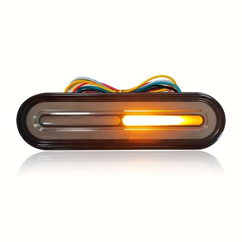 1pc Motorcycle LED Daytime Running Lights with Turn Signal Functionality Dual Direc