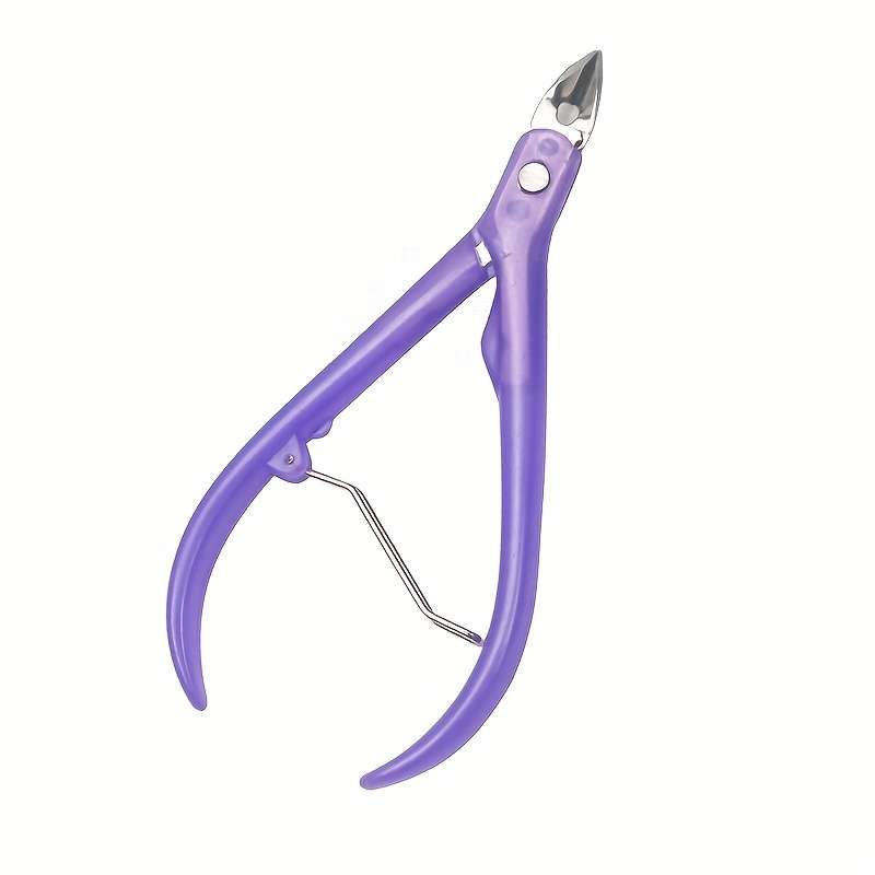 1pc Hypoallergenic Stainless Steel Nail Clippers Super Sharp Blade Ideal for Cuticle and Dea