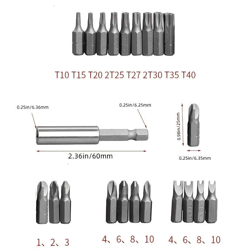 Screwdriver Bit Tool Set Items Screwdriver Combo Set