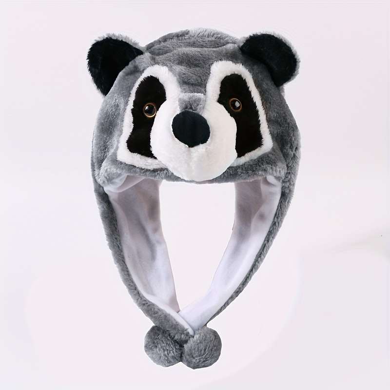 Winter Hat Color Raccoon Size 58Cm  1.90Ft