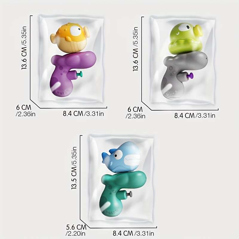 Toy Guns Color Shark Small Water Gun  Random 2 Colors] Opp Bag Packaged