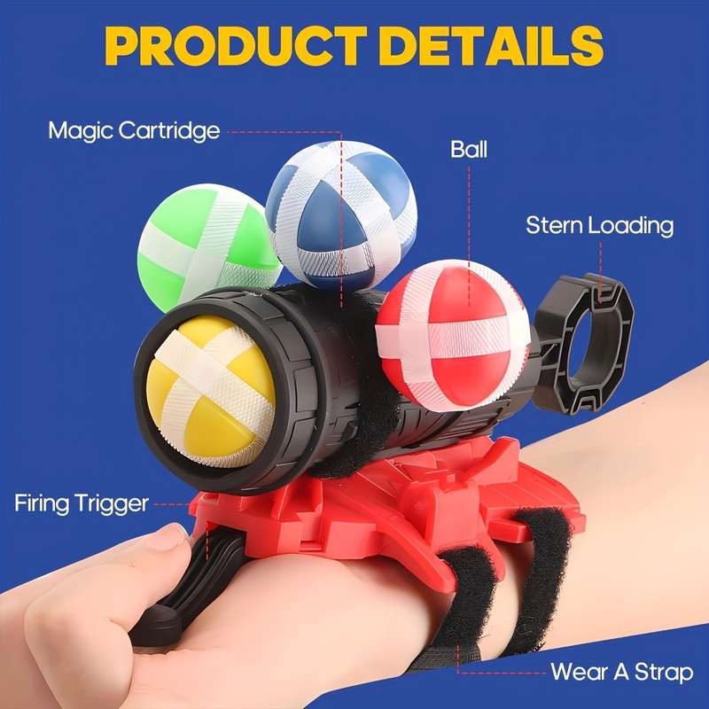 Toy Weapons Style 1 Launcher  Add  1 Glove  Add  3 Inflatable Balls  Add  Target
