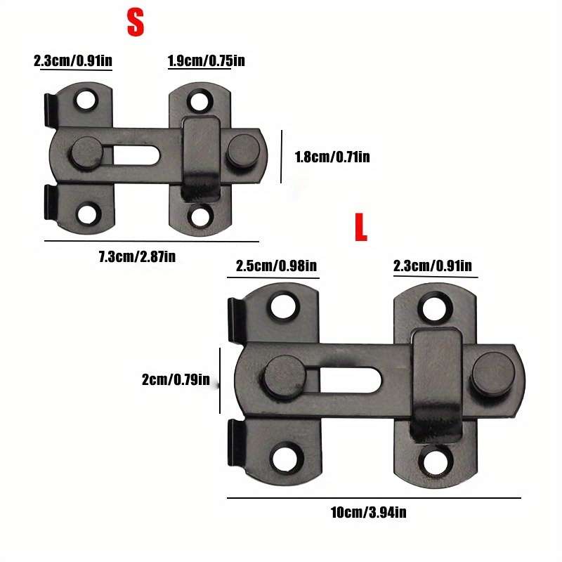 Lock Items 1Pc Black L
