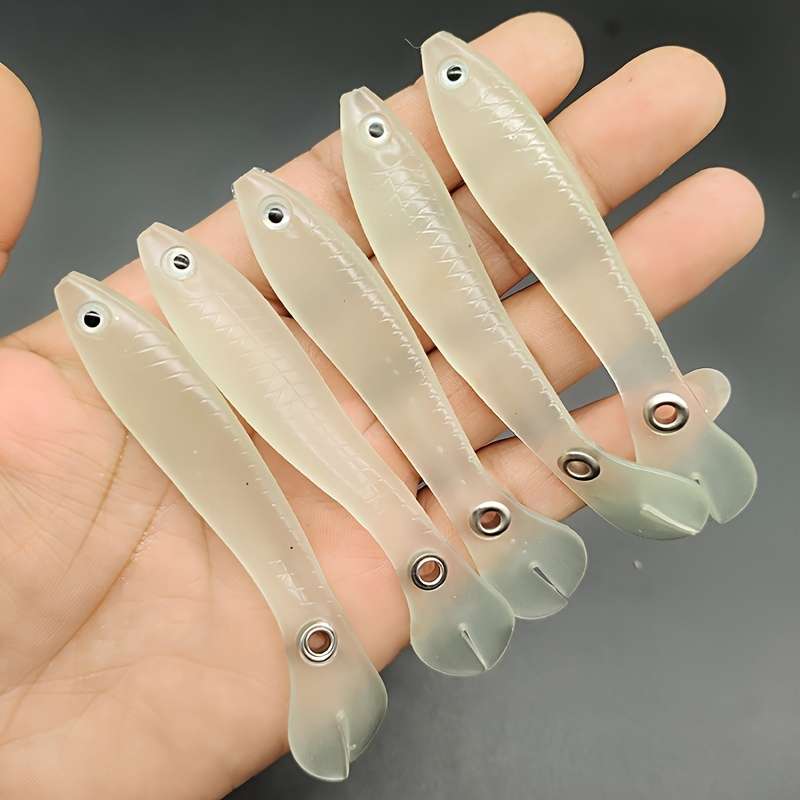 5pcs Bionic Soft Loach Fishing Lures Ultra-Realistic Artificial Baits with Soft Body for Minn