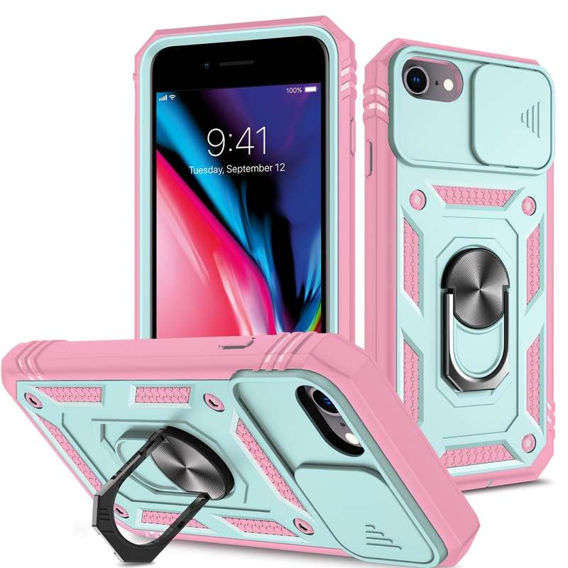1Pc Green For iPhone 7 8 Se2 Se3 Phone Case Phone Cover