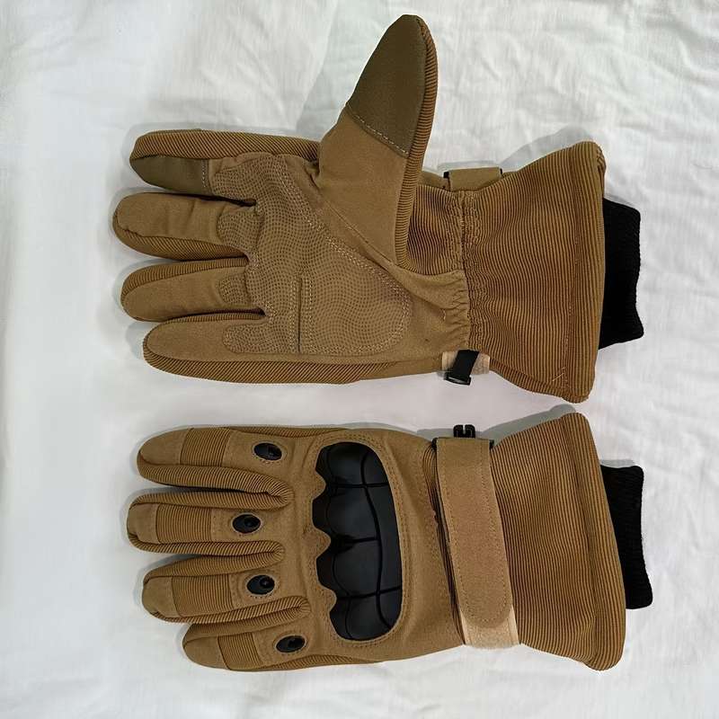 Winter Gloves Color Khaki