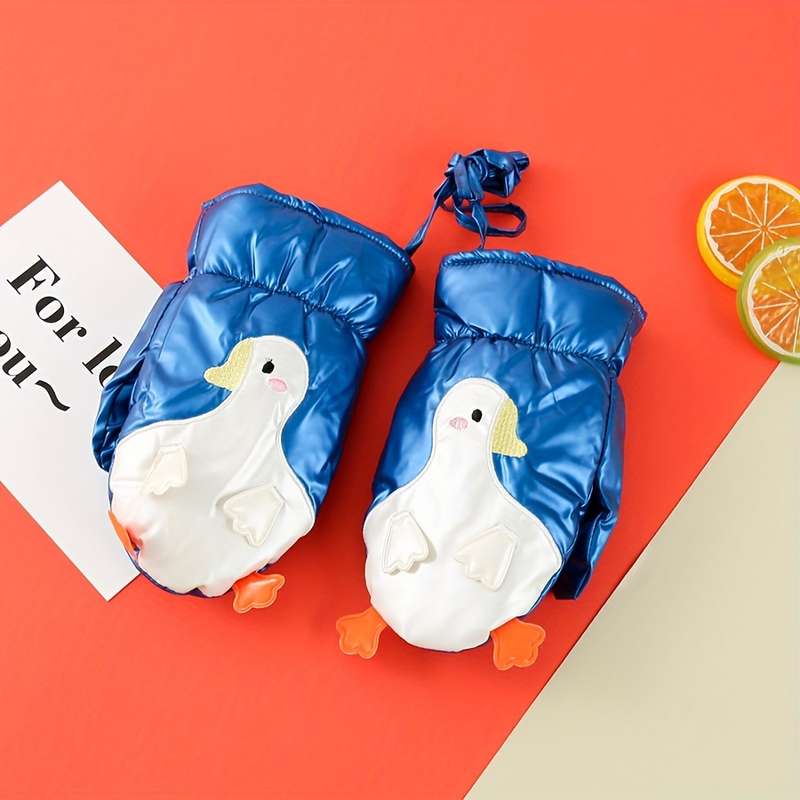 Winter Gloves Color White Size 1 To 3 Years Old