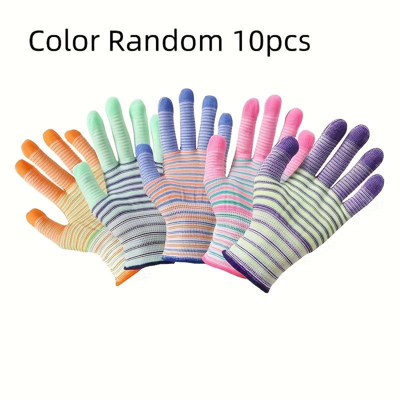 10Pcs 5 Pairs Multi Purpose Work Gloves