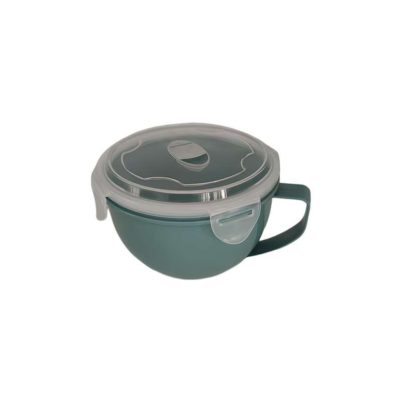 1pc Convenient Portable Sealed Instant Noodle Bowl Microwave Ramen Pot Instant Noodle Bowl C