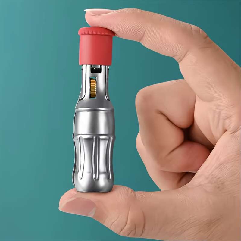 1pcs Nail Clippers Coke Bottle Design Stainless Steel Splash Proof Professional Nail Clippers