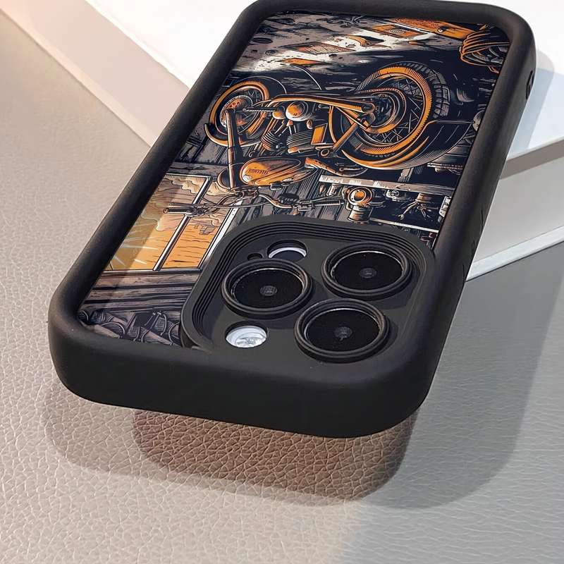 1Pc Black For iPhone 13 Pro Phone Case Phone Cover