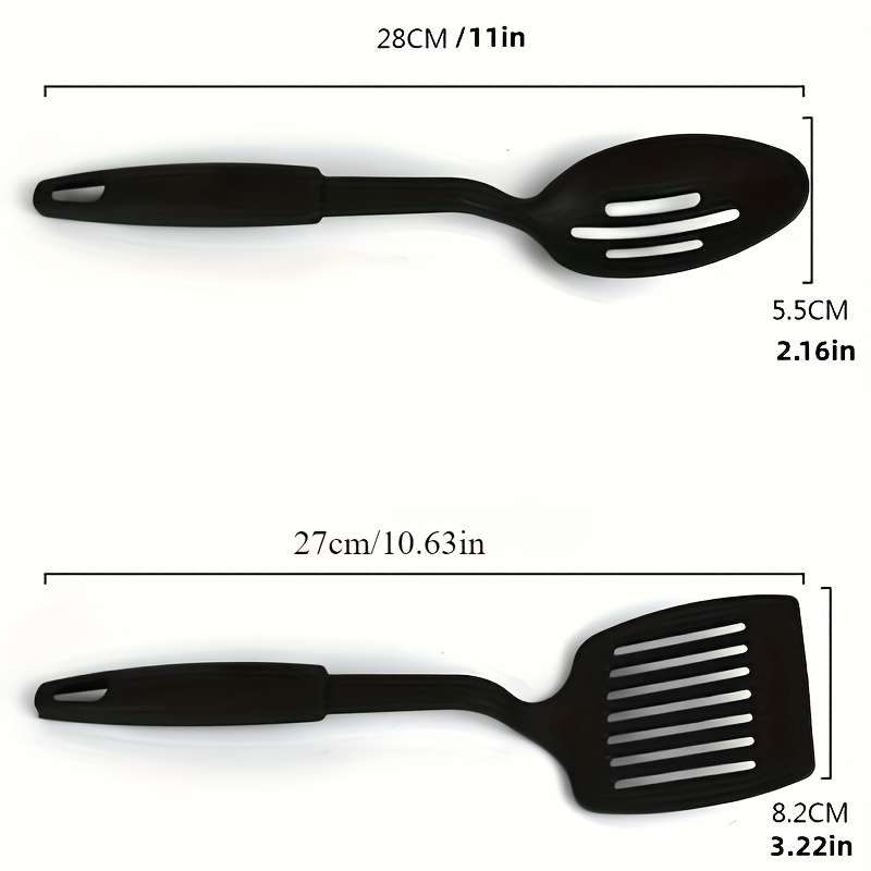 6pcs Set Kitchen Utensils Durable Cooking Tools Including a Ladle Solid And Slotted Spoons a