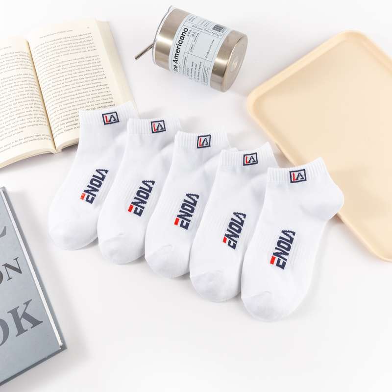 5 Pack Mixed Colors One Size High Elastic Socks