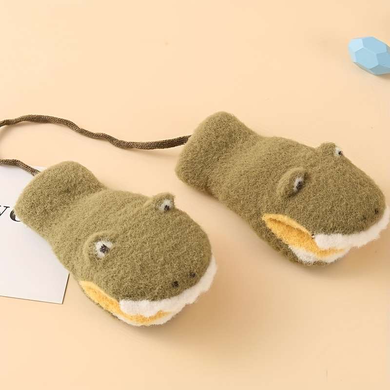 Winter Gloves Color Green Size 3 To 24 Months