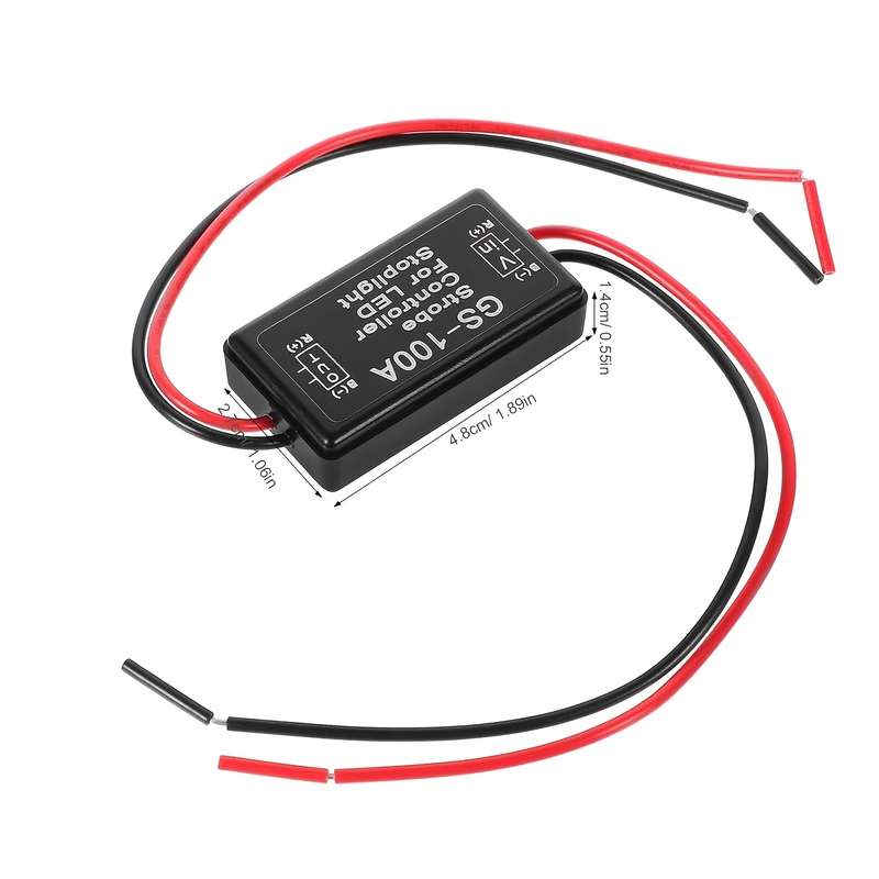 1pc 9-30V Flashing Strobe Blinking Controller Flasher Module for LED Brake Tail Stop