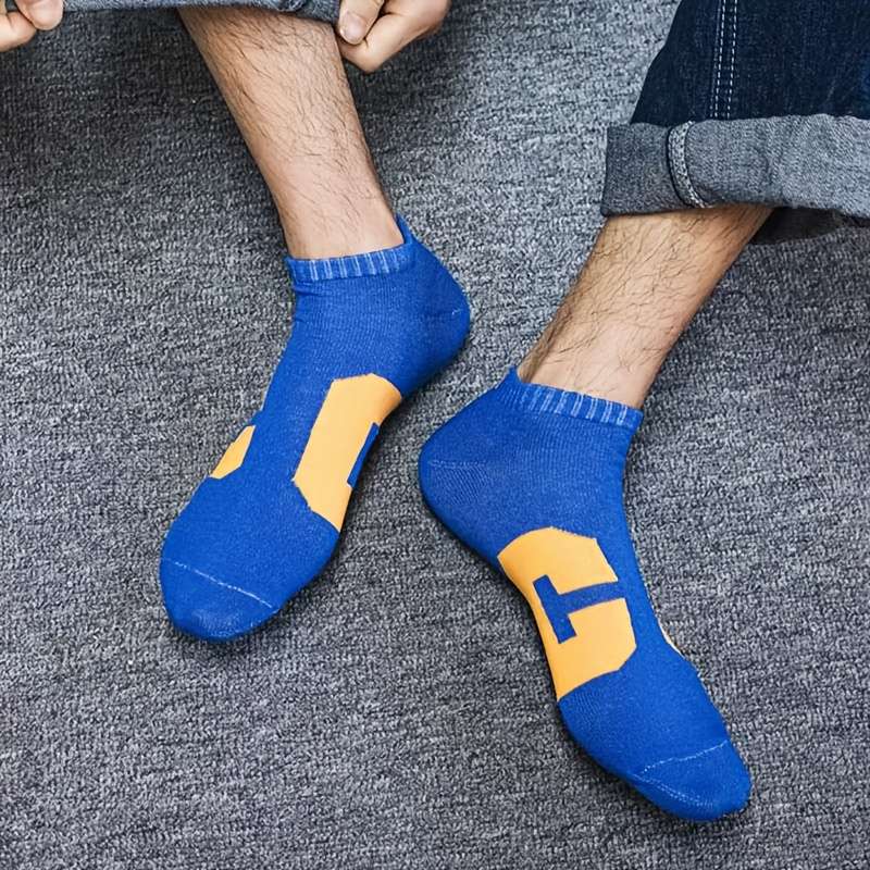 5 Pairs Mixed Colors Random One Size High Elastic Socks