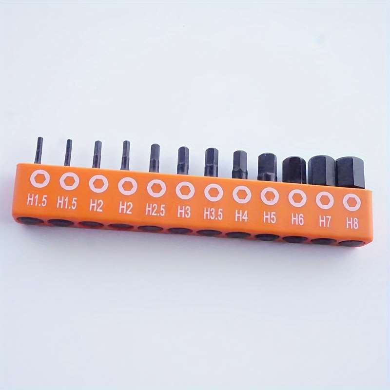 Screwdriver Bit Tool Set Model Hexagon Socket British 12Pcs
