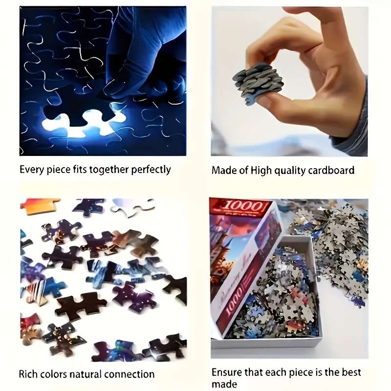 1000pcs Large Jigsaw Toy Adult Game Gift Family Interactive Game Puzzle DIY Home Deco