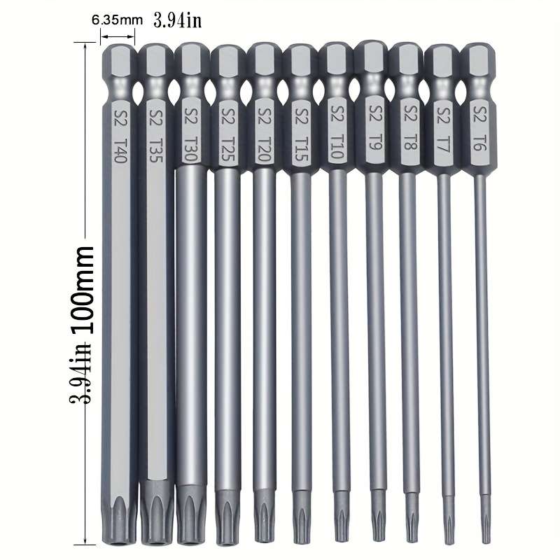 Screwdriver Bit Tool Set Style 11Pcs75Mm