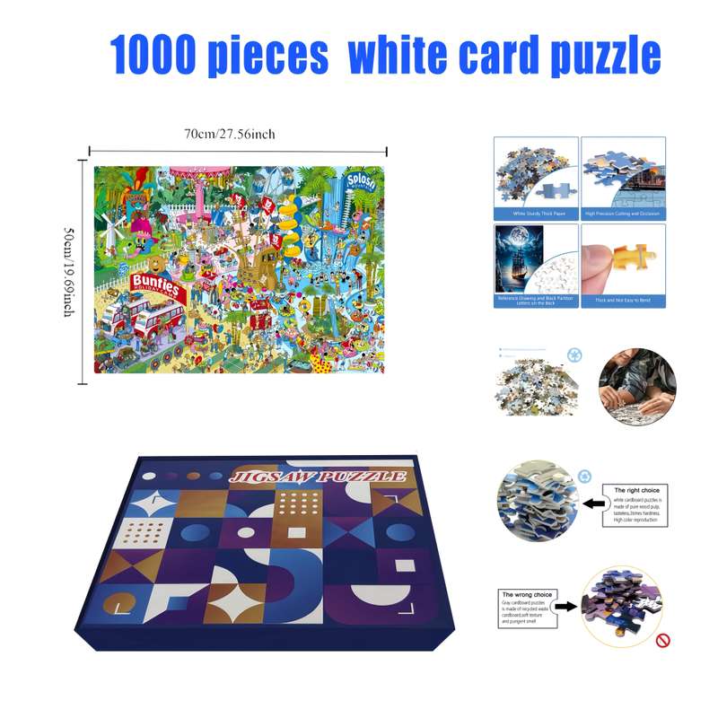 1000 Piece Paper Jigsaw Puzzle For Adults