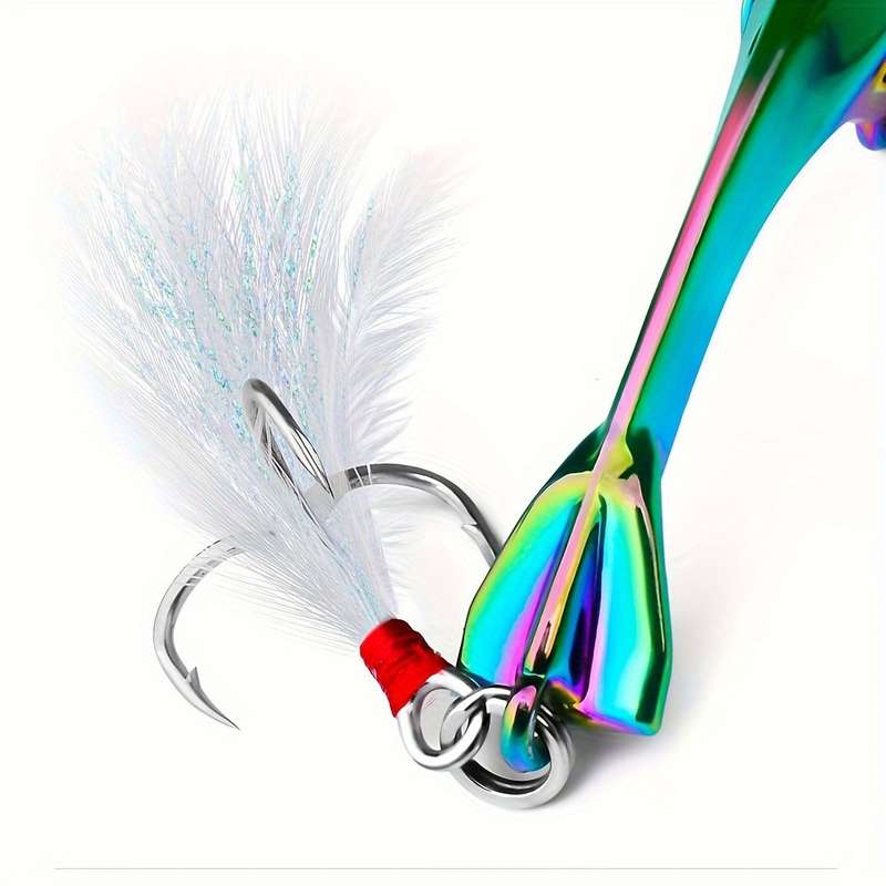 1pc 15g Zinc-coated Golden Fishing Lure With Rotating Shiny Blades And Long-distance VIB Micro-vibr