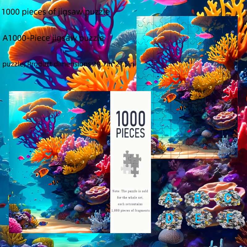 1000 Piece Paper Jigsaw Puzzle For Adults