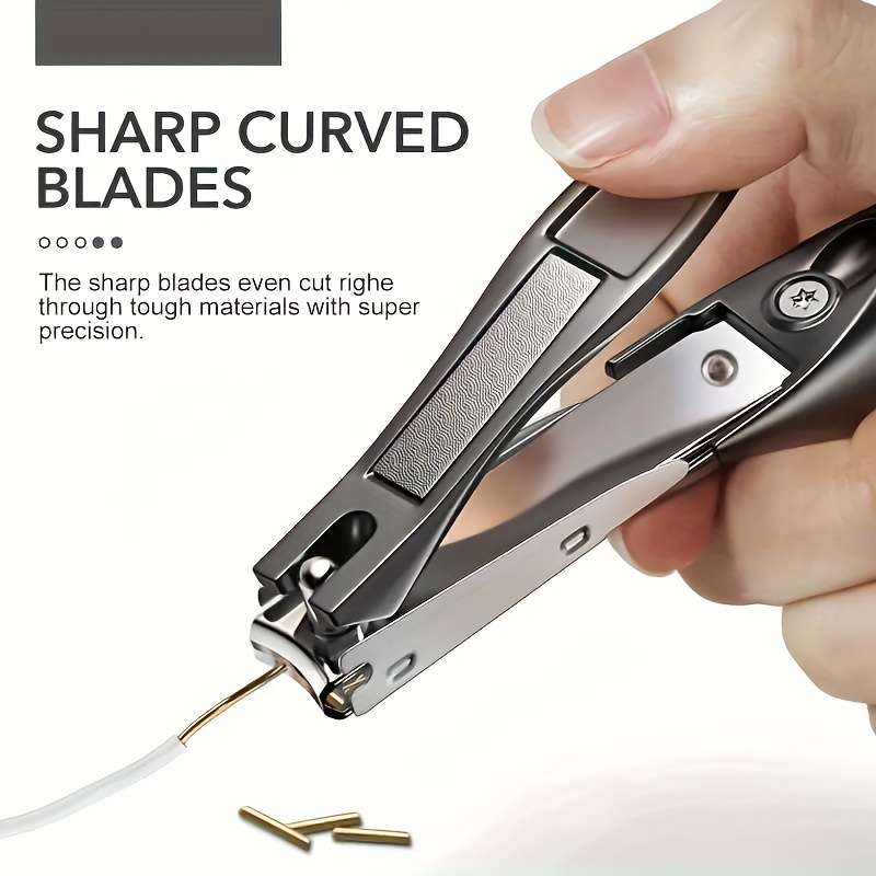 1pc High Quality Stainless Steel Nail Clippers Are Professional Solution For Thick Nails Sharp